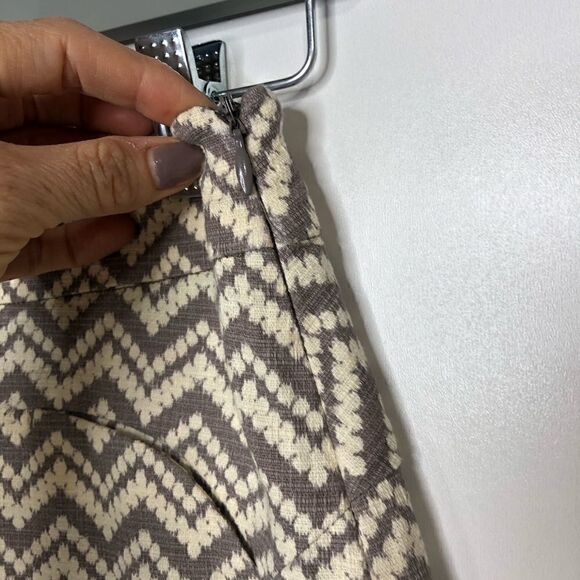 Anthropologie Cartonnier Taupe Cream Shorts - Picture 6 of 13